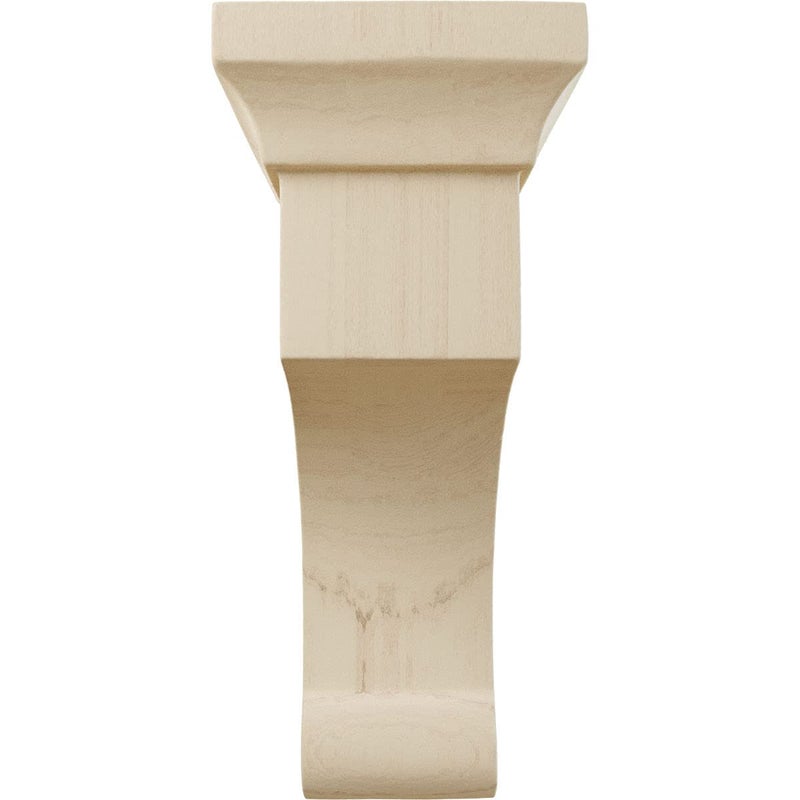 Ekena Millwork BKTW02X04X06GORW Small Gomez Wood Wood Brackets, 2 1/2""W x 4""D x 6""H , Rubberwood - Image 2